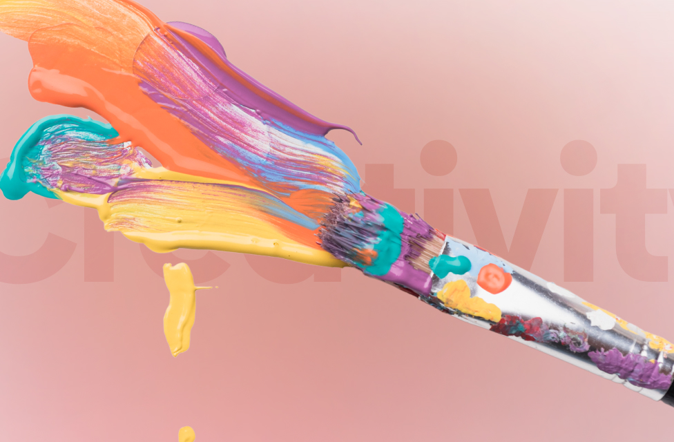 Colorful paintbrush