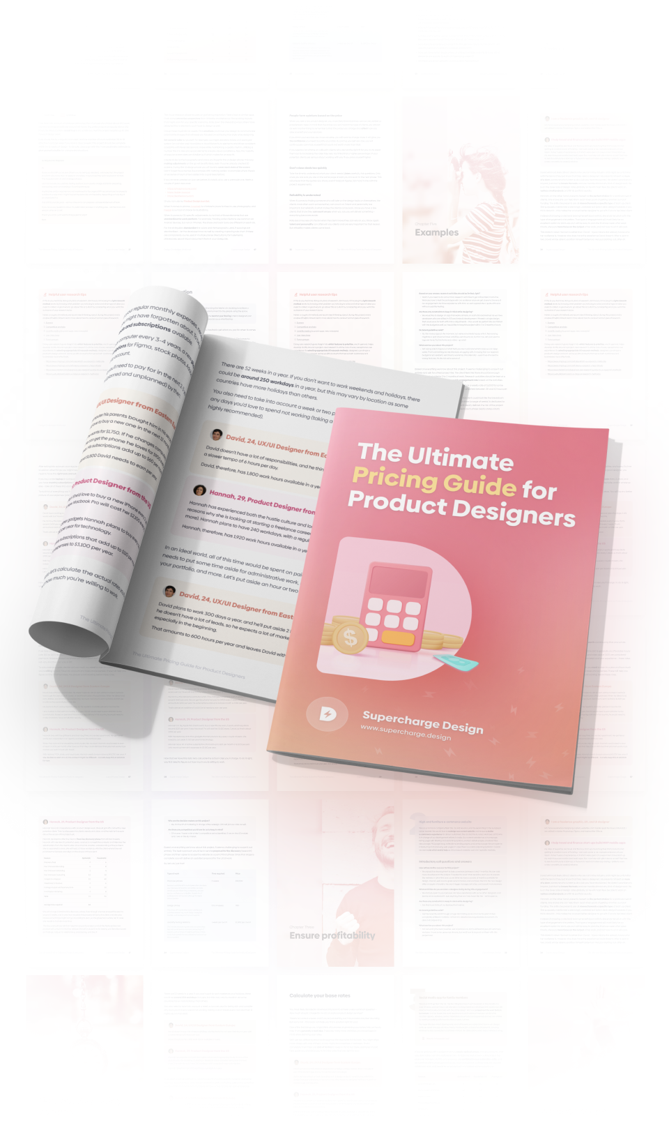 The Ultimate Pricing Guide for Product Designers e-book and pricing examples