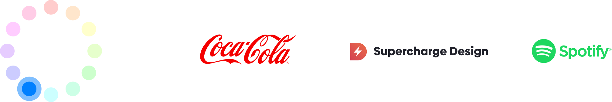 Monochromatic logo examples